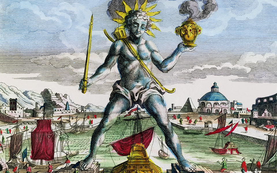 when was the colossus of rhodes built