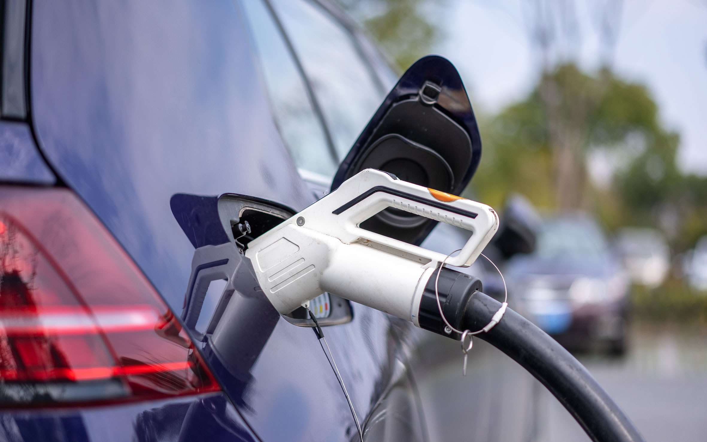 Electric Car Charging Stations at Athens Airport Greece Is