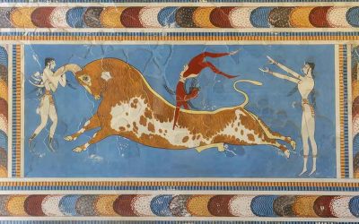 Minoan-Bull-Leaping-Fresco - Greece Is